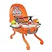 Produktbild AZX Kinder BBQ Spielset Rollenspiel Barbecue Grill Spielzeug Mit Simulation Essen Tragbares Koffer Küchenspielzeug Mit Licht und Sound Orange