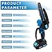 EliteHome Mini Chainsaw Cordless 2 Batteries 6 Inch Electric Portable Handheld Small Chain Saw Battery Powered for Tree Trimming wood cutting