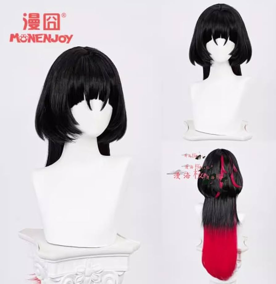 【即納】ジェーン ドゥ セット済み ウィッグ ゼンゼロ、コスプレジェーン・ドゥオーダーセット済ウィッグ付