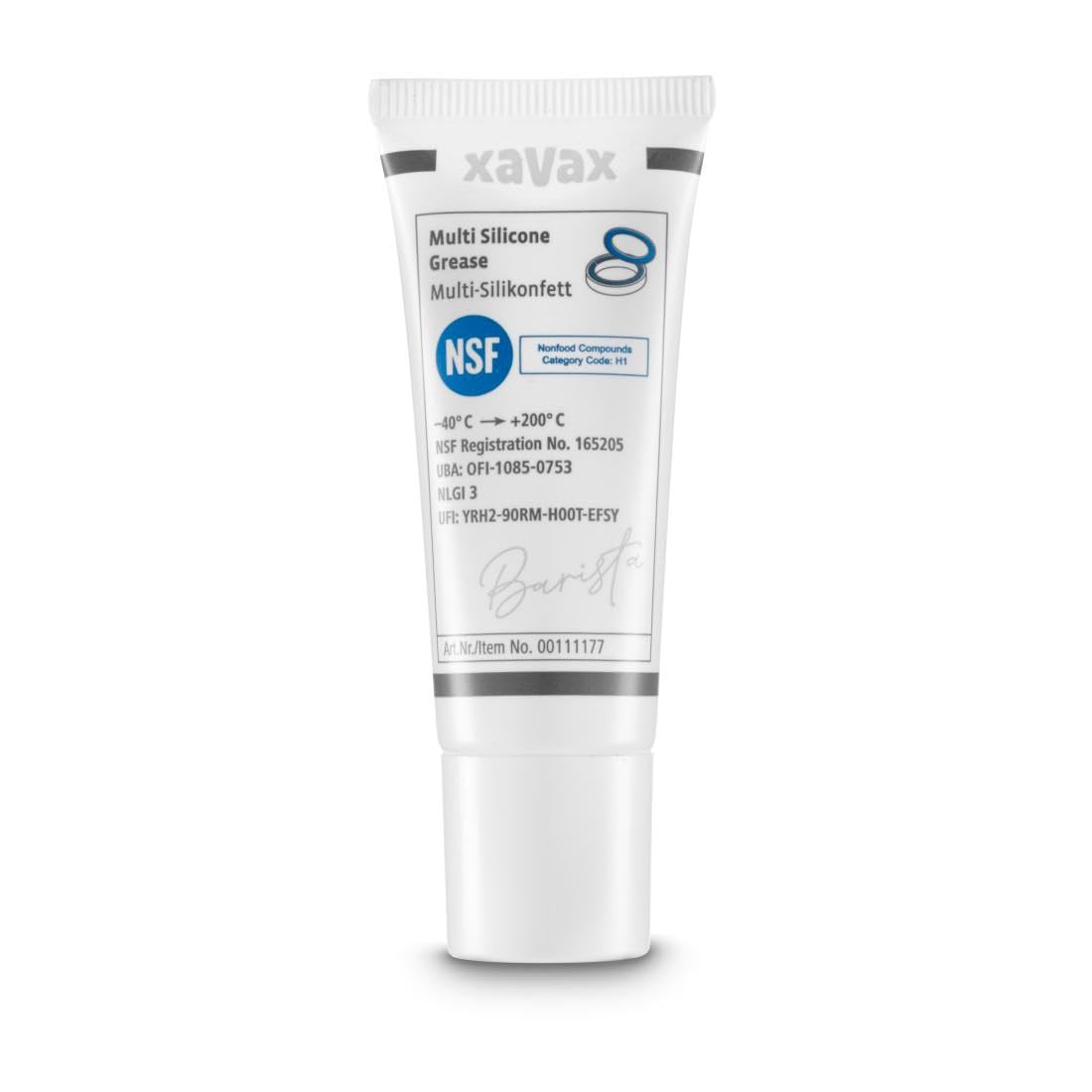 Xavax OKS Multi Silicone Grease For the Care and Maintenance of Coffee Machines Food-Safe - Transparent, 20 g