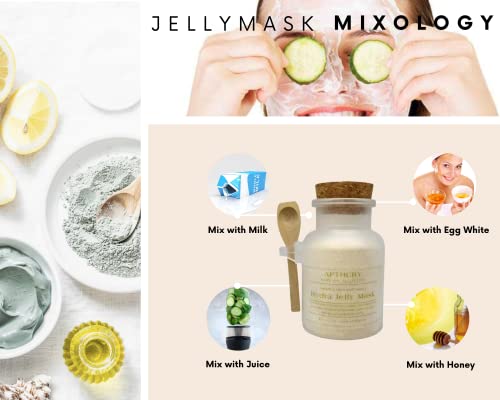 Apthcry Hydra Jelly Mask | Premium Peel Off Turmeric & Nacinamte Formula For Home Professional Facial | 160G/5.6Oz #TOP4