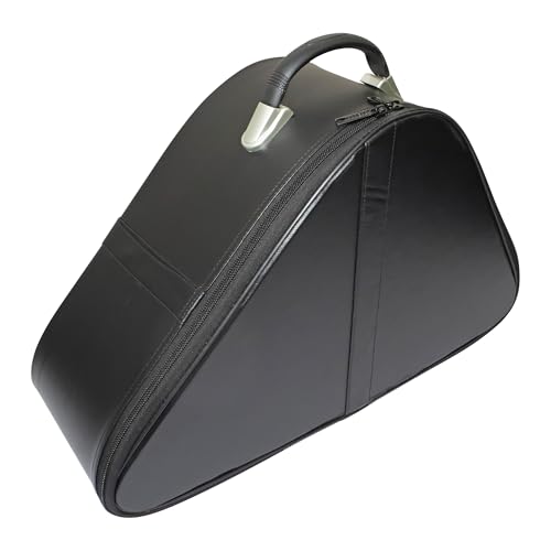 Premium Masonic Knights Templar Chapeau Case, Black Leather Red (lined) – Freemason Bags & Cases3