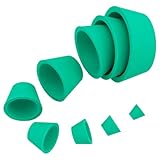 NIYANGLE 9pcs Silicone Rubber Filter Funnel Adapter Cone Chemistry Filtration Stopper Set 9cm