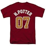 Popfunk Harry Potter Quidditch Jersey T Shirt & Stickers (Medium) Cardinal