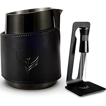 Espresso Bar Accessories Magnetic WDT Tool and Stainless Steel Milk Pitcher for Latte Art Espresso Starter Kit