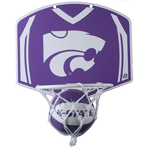 Kansas State Wildcats Mini Basketball and Hoop Set