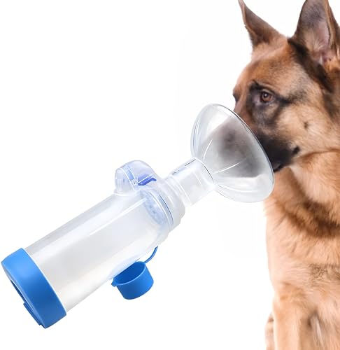 Pet Inhaler Spacer with Face Mask, Handheld Aerochamber for Cats, Aero Chamber with Mask for Cats, Cat Inhaler Spacer, Comfortable Face Mask (for Cats)