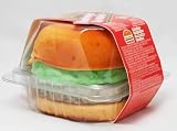 Cokoc Hamburger Gummies | 90g | Bonbon-Burger mit 4 Geschmäckern | Mango, Ananas, Zimt & Zitrone | Squishy Fruchtgummi | Viraler Asia Snack