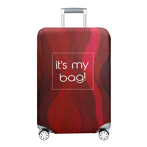 Luggage Cover Protector Suitcase Cover Protector fits 27-29 inch Luggage (red, L)