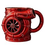 Kreative Turbolader Tassen, einzigartige 3D Tasse aus Edelstahl, für Mechaniker, Geburtstagsgeschenk, Autoliebhaber Tasse
