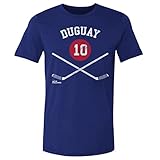 500 LEVEL Ron Duguay Shirt (Cotton, XX-Large, Royal Blue) - Ron Duguay New York 10 Sticks WHT
