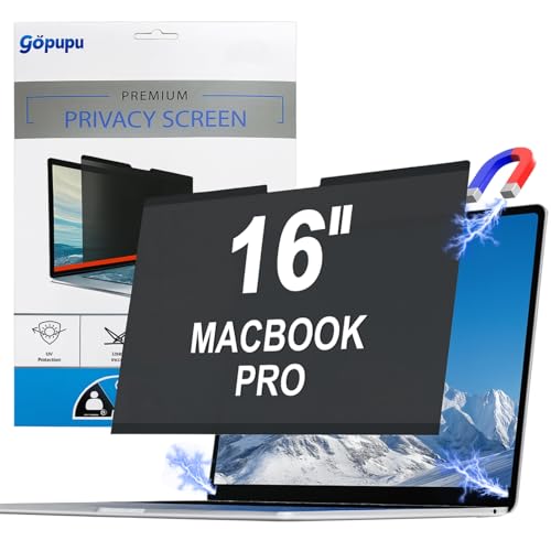 Magnetic Privacy Screen Protector MacBook Pro 16In 2016-2022 M1-M5 Pro Max