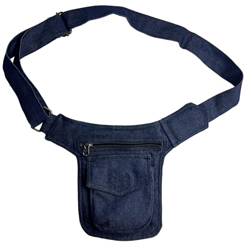 Simandra Gürteltasche für Damen und Herren - Bauchtasche mit vielen Fächern - klein (Farbe3)