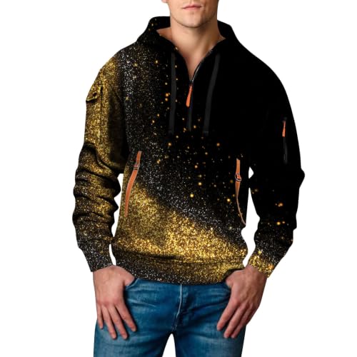 Sudadera con capucha corta de hombre para evitar el frío en el gym con estilo oversized