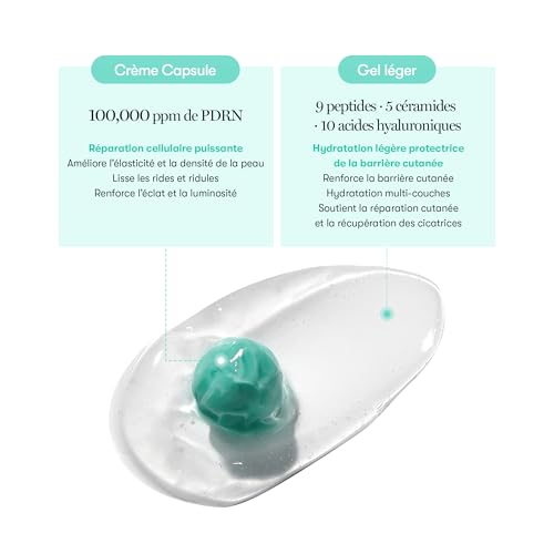 VT COSMETICS PDRN Capsule Cream 100, feuchtigkeitsspendende Gesichtscreme, 50 ml mit 100.000 ppm PDRN, Hyaluronsäure und 9 Peptiden… – Ansicht 5