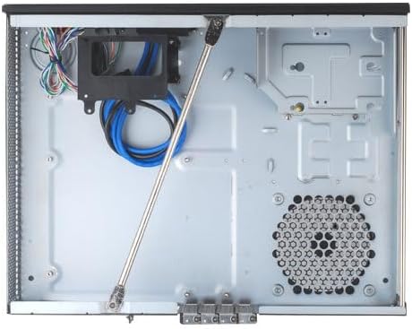 SilverStone SST-ML03B - Milo Slim HTPC Micro ATX Silent Computer Case, black