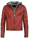 durchgefärbtes Leder JCC Lederjacke 31024030 Red 36