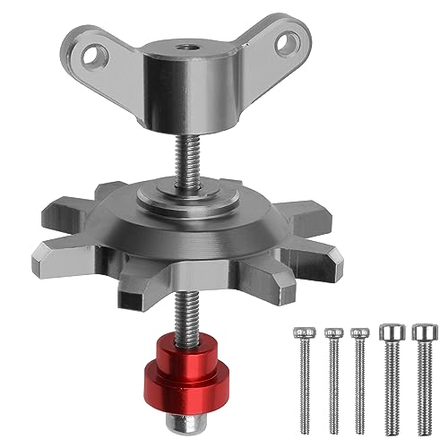 Vgoohobby 1.9 2.2 inch Beadlock Wheel Hub Assembly Tool Beadlock Rim Install Tools Compatible with Traxxas TRX4 TRX6 Axial SCX10 Redcat Gne8 1/10 RC Crawler (Titanium)