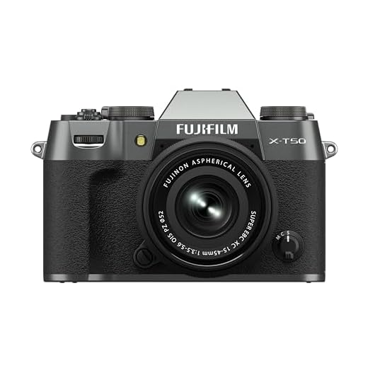 FUJIFILM X-T50 anthrazit / 15-45mm Kit