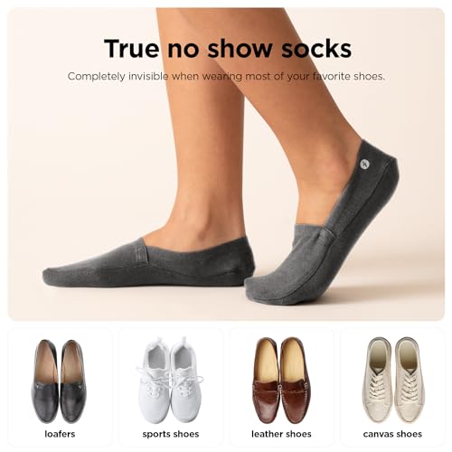 Image of Storm Empire No Show Socks 3 Pairs for Women and Men, Non Slip, Low Cut Liner, Invisible, Loafer, Sneaker, Flats, Boat Socks