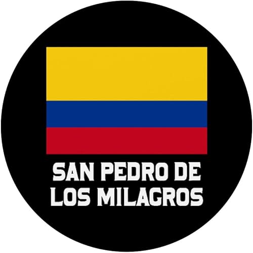 Miniatura 3 de San Pedro de los Milagros Colombia Escudo Bandera Crest PopSockets Swappable PopGrip