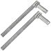 Produktbild Alberts 410803 Kloben | ein Paar, zum Durchschrauben, verstellbar | feuerverzinkt | Dornmaß Ø16 mm | Länge 190 mm | Gewinde M16