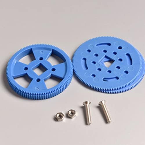 Replacement Part For 1Set Driven Pulley Set MXL Square Hole Gear 96T/64T Plastic Motor Gearwheel Gearbox DIY Spare Parts For RC Car Boat Model - (Color: 64T)