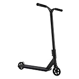 trottinette street verte GUIDON en aluminium, DECK 5x19.2, COLLIER de serrage triple, FOURCHE en aluminium, ROUES 120mm, JEUX de direction intégré, POIGNÉES en caoutchouc, FREIN arrière en acier, POIDS léger, DESIGN signature.