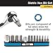 Titan 16112 Metric Hex Bit Set, 13 Piece (13 Piece Metric Hex Bit Set)