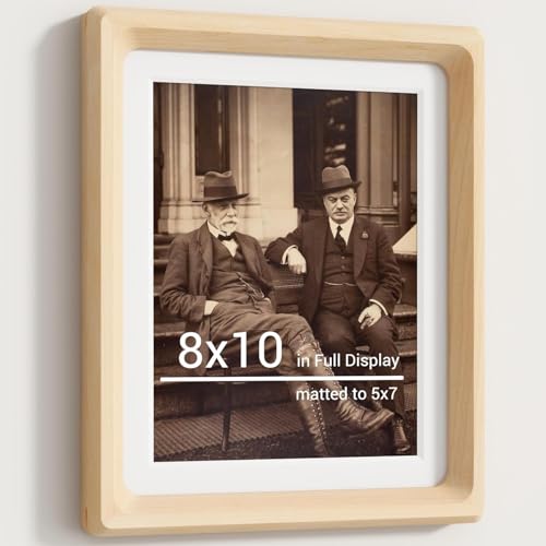Solid Wood Photo Frame with Tempered Glass