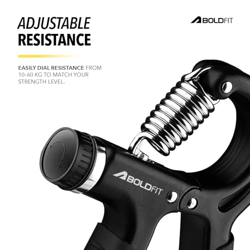 Image of Boldfit Hand Gripper for Men & Women Hand Grip Strengthener for Forearm, Wrist & Finger Workout Fitness Equipment for Home & Gym Training