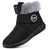 Women Snow Boots 2026 Winter Shoes with Fur Lined Warm Boots for Women Waterproof Booties Anti Slip Shoes