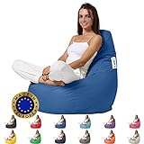 STYLISCHES DESIGN - Auch optisch ist der Beanbag ein Hingucker fürjedes Zimmer. Erhältlich in 12 verschiedenen Farben, inklusive edlemschwarz und knalligen Farbtönen, wird er damit schon bald zu deinerneuen Lieblings Sitzgelegenheit.