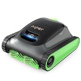 AIPER Poolroboter Wand und Boden, Wasserlinie, Poolsauger Akku mit 150 Min. Laufzeit, 4 Modi...