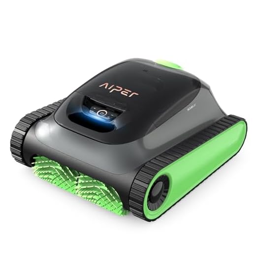 AIPER Poolroboter Wand und Boden, kabelloser Roboterpoolreiniger, Wand-und Wasserlinienreinigung, Intelligente Navigation, 150 Minuten Batterielebensdauer, für Pools bis zu 150㎡