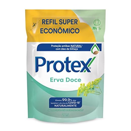 Sabonete Líquido Antibacteriano para as Mãos Protex Erva Doce 200ml