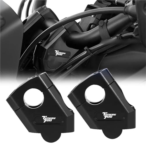 Pince de montage guidon Tenere 700 rehausse ergonomique contre mal de dos