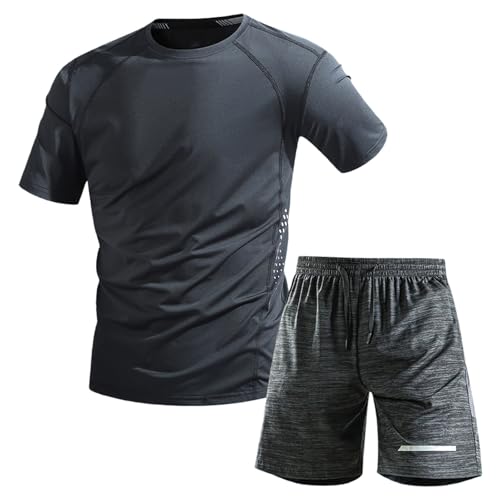 Tenue de sport 2 pièces pour homme pour jogging et fitness