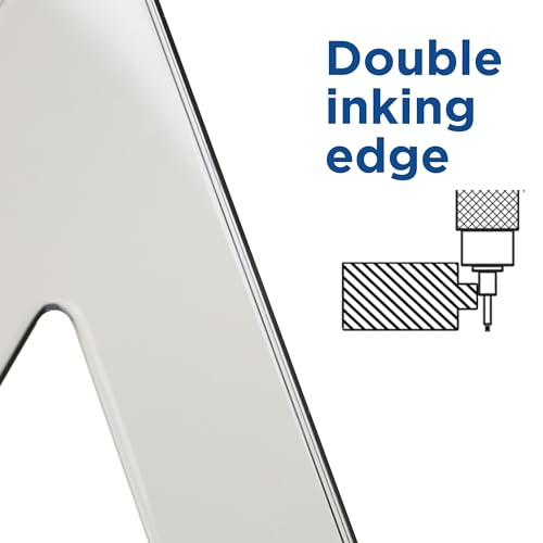 Triángulo de tinta Alvin 30 cm con borde biselado antigoteo 7