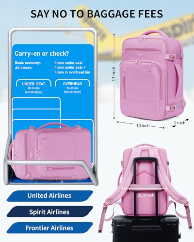Image of ECOHUB Travel Backpack Airline Approved Under Seat Personal Item Bag