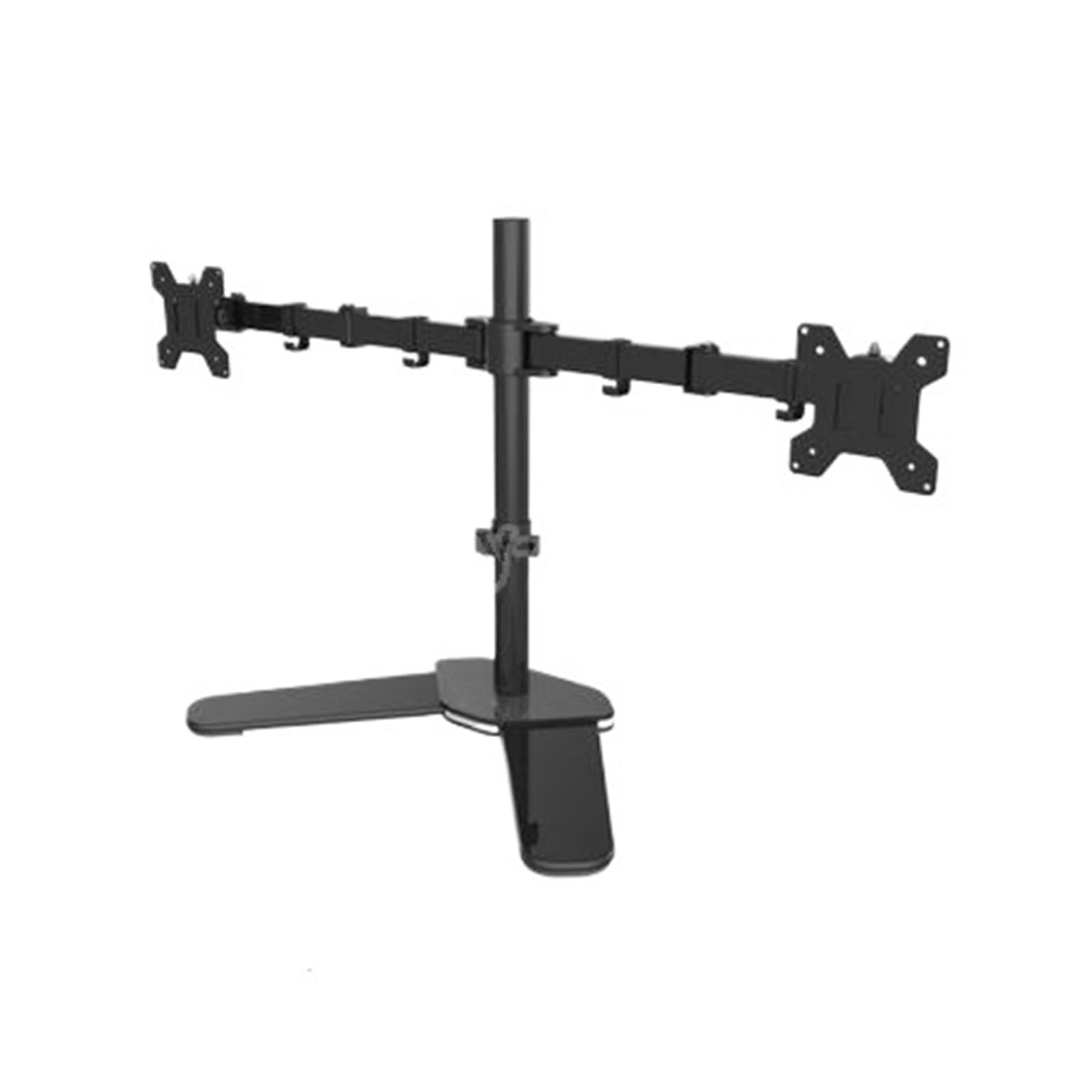 Bras de montage double écran MS01 pour aménager un bureau de télétravail productif et épuré