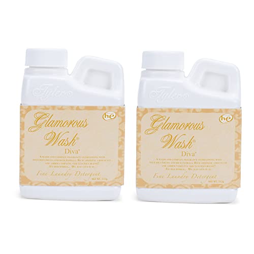 Tyler Glamorous Wash 4 ounce Fine Laundry Detergent Pack of 2, Diva