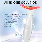 Facial Massager,Neck Face Massager Tool,3 Mode Massage with Heat,Portable Beauty Instrument for Skin Care Women Gift - Image 2