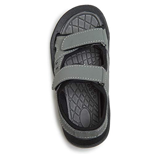 Skysole Boys Double Adjustable Strap Lightweight See More Colors Sizes Slippers, Black, 13 Little Kid #TOP4