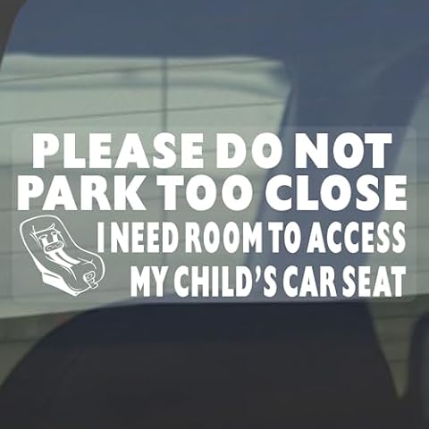 Window Sticker for Child Car Seat Access Cover