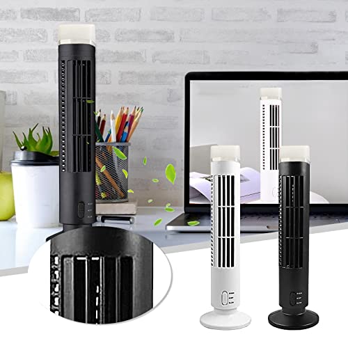 Moresec Tower Fan With Light, Tower Fan Led Lights Bladeless Fan Tower Usb Electric Fan Mini Vertical Air Conditioner Standing Usb Desk Fans For Home Office Bedroom #Best #TOP3