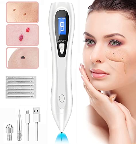 Device USB Rechargeable LCD Laser Sweep Freckle Mole Removal Pen/Tattoo Removal Machine Dark Spot Facial Skin Clean Tool