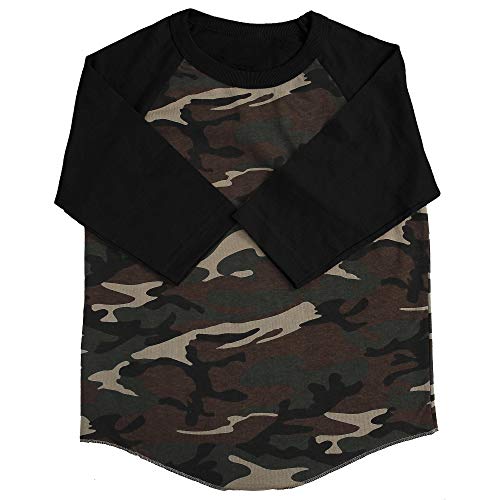 Hat and Beyond Kids Raglan 3/4 Sleeves Baseball T Shirts Baby Tees School Uniforms2