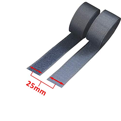 Fecho De Contato Macho E Fêmea 25mm X 1 Metro Azul Escuro