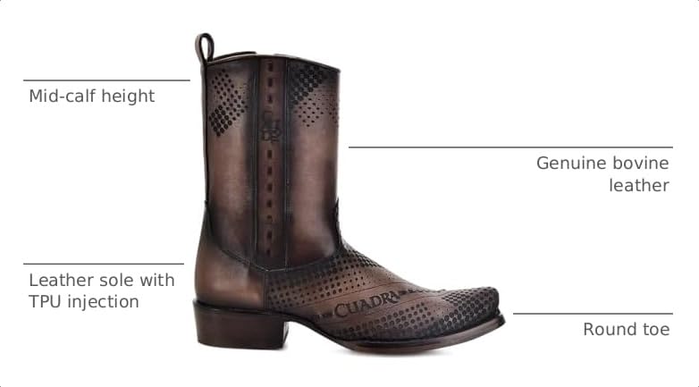 Image of Cuadra Men's Boot in Genuine Leather 1J2URS